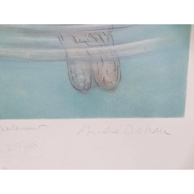 André Dahan, The Fish and the Cat, 1997, Lithograph For Sale - Image 3 of 4