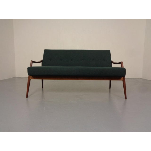 1960s Organic Teak Sofa by Hartmut Lohmeyer for Wilkhahn, 1960s For Sale - Image 5 of 14