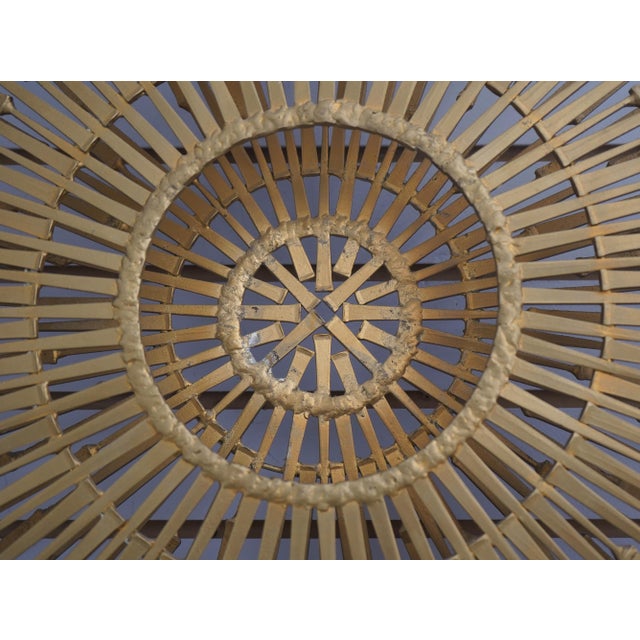 1970s William Bowie Mid Century Modern Brutalist Sunburst Sculpture For Sale - Image 5 of 10