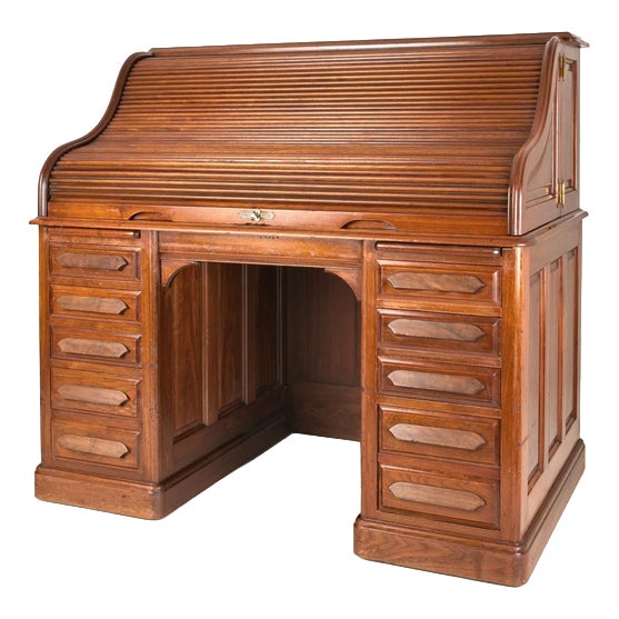 Roll Top Desk, USA, 1910s For Sale
