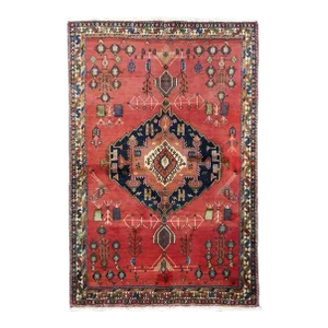 1970s Vintage Qashqai Rug 4'10'' x 7'5''