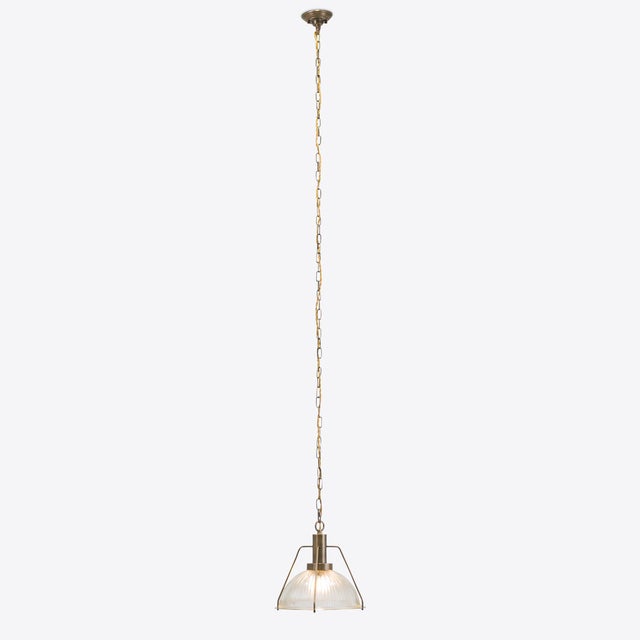 Small Aged Brass Hoxton Pendant from Pure White Lines For Sale - Image 11 of 13