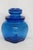 Anchor Hocking Anchor Hocking Deep Cobalt Blue Glass Apothecary Jar VTG Canister With Lid 4750b For Sale - Image 4 of 14
