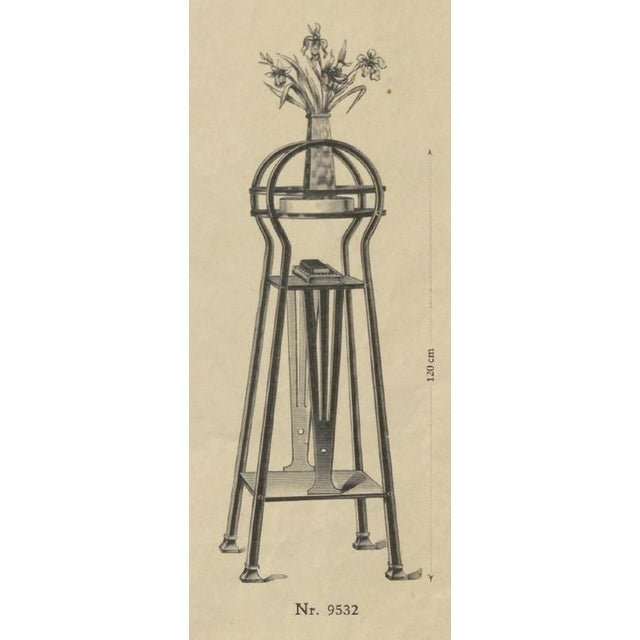 Secession No.9532 Plant Stand attributed to Marcel Kammerer for Thonet, 1890s For Sale - Image 12 of 13