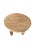 Sculptural Solid Teak Wood Dining Table With Expressive Natural Grain For Sale - Image 4 of 7