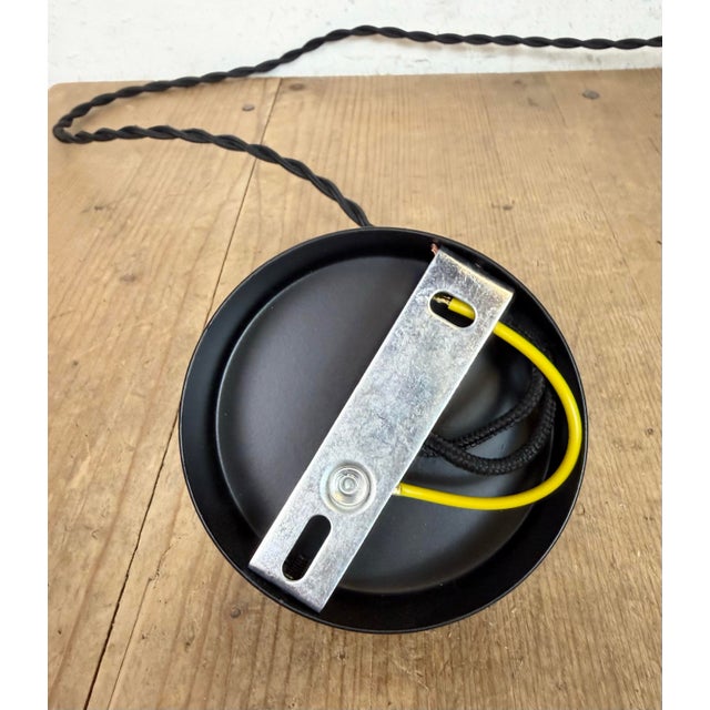 Vintage Glass Ceiling Light, 1970s For Sale - Image 11 of 15