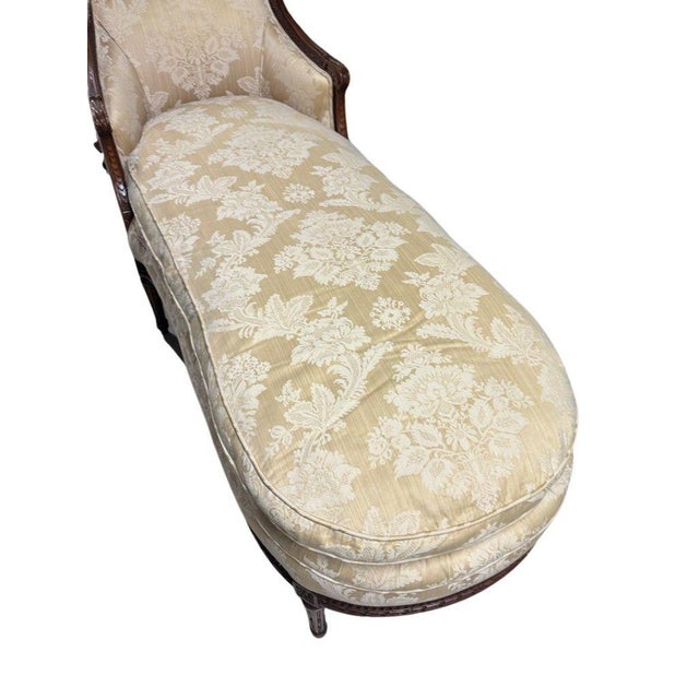 French Antique 19th Century French Louis XV Style Settee Chaise Longue or Lounge For Sale - Image 3 of 13