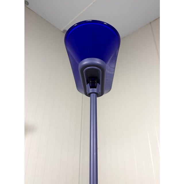 Floor lamp Jill A380 in Blue by Arteluce Italy, 1970s For Sale - Image 15 of 18