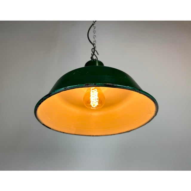 Industrial Factory Pendant Lamp, 1960s For Sale - Image 10 of 16
