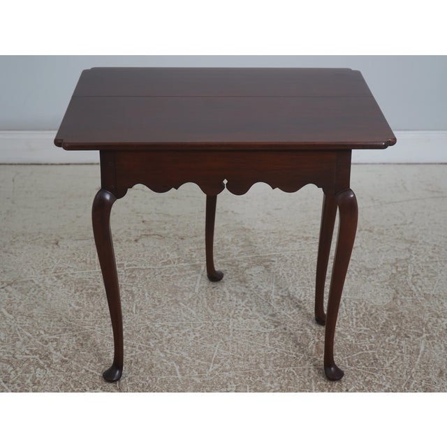 Stickley Stickley Colonial Williamsburg Mahogany Drop Side Table For Sale - Image 4 of 18
