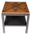 Levantine Geometric Marquetry Side Table Top on Later Ebonized Stand For Sale