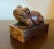 Antique Early 20th Century Chinese Carved Soapstone Frog Chop Seal or Paperweight For Sale - Image 4 of 12