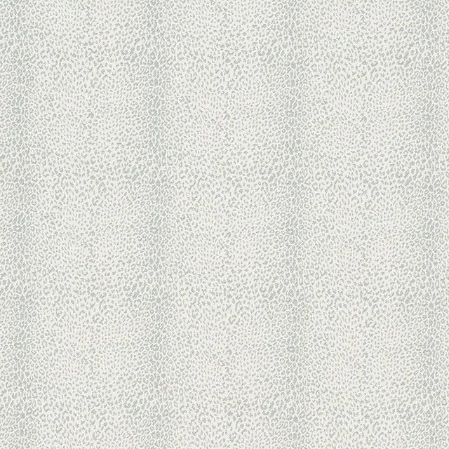 Safari Sample - Schumacher Mini Leopard Indoor/Outdoor Fabric in Slate For Sale - Image 3 of 3