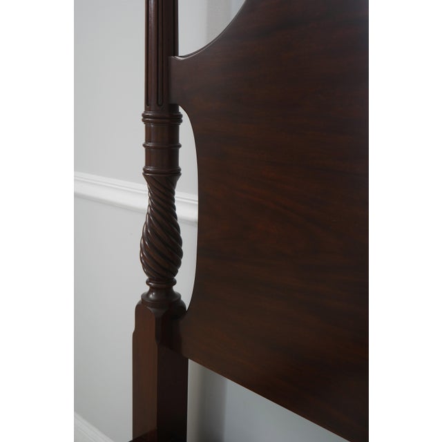 Henkel Harris Model 307 Mahogany Queen Size Poster Bed For Sale - Image 9 of 17