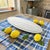A BODUM Provence two-piece porcelain whole-fish serving platter dating to circa 2005, comprising a large elongated lower...