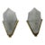 1920's Frenh Art Deco Bronze and Glass Wall Sconce Pair For Sale
