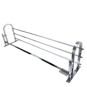 Art Deco Bauhaus Chrome Wall Rack, 1930s