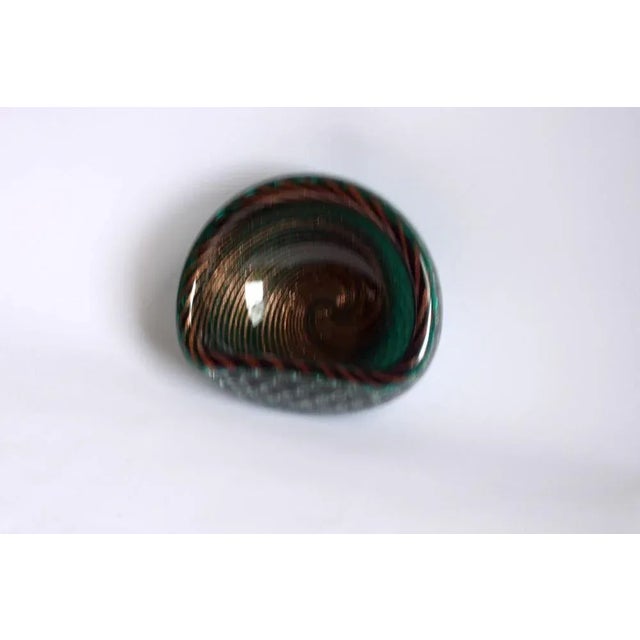 Murano Glass Bullicante and Filigrana Bowl, 1950s For Sale - Image 10 of 14