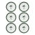 Fern & Co. For Anthropologie Palm Tree Dinner Plates - Set of 6 For Sale