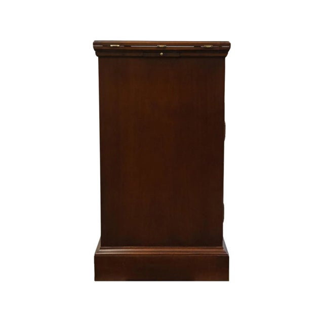 Late 20th Century Hickory Chair Historical James River Collection Solid Mahogany Traditional Style 76" Flip Top Server Buffet For Sale - Image 13 of 13