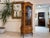 Baroque Style Inlaid Walnut Display Cabinet For Sale - Image 10 of 11