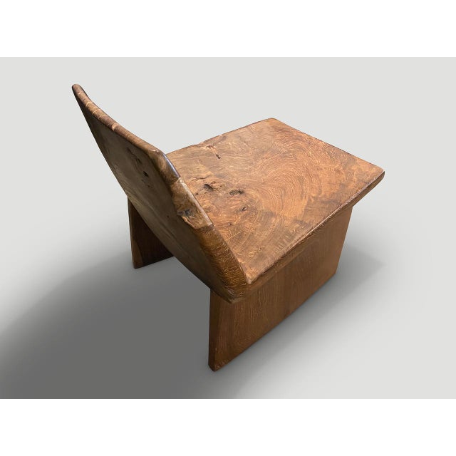Andrianna Shamaris Low Wabi Sabi Chair or Side Table For Sale - Image 4 of 18