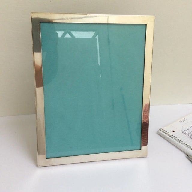 Large Sterling frame by Tiffany and company the photo area is 9" by 11.75".
