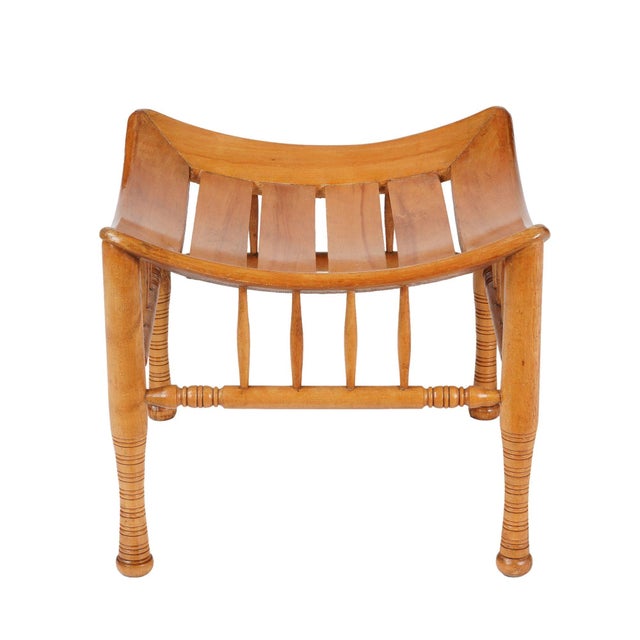 Beechwood Thebes Stool by Liberty & Co, 1884-1919 For Sale In Chicago - Image 6 of 9