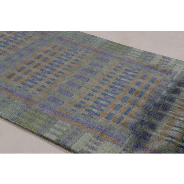 This magnificent 4x8 Abstract rug from Rug & Kilim's Modern Collection is a vivid, textural masterpiece, hand-knotted in...