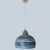 Bowl Blue Ceramic Pendant Light, Denmark, 1970 For Sale - Image 12 of 12