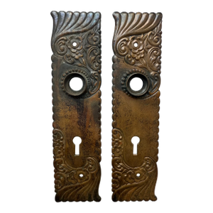 Embossed Bronze Door Plates From Russel & Erwin