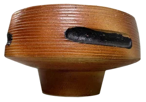 Japanese Earthenware Flower Bowl, 1970s