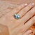Metal Kai One-of-a-Kind Certified 7.31ct Santa Maria Aquamarine East-West Ring in 14k Gold Size 7 For Sale - Image 7 of 10
