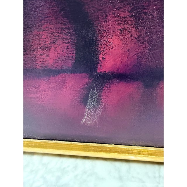 Textile Monumental Mid-Century Modern Abstract Painting "Gran Signo Mágico" by Alvaro Herrán, 1971 For Sale - Image 7 of 8