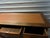 Wood Large French Fruitwood Desk W/Leather Top For Sale - Image 7 of 9