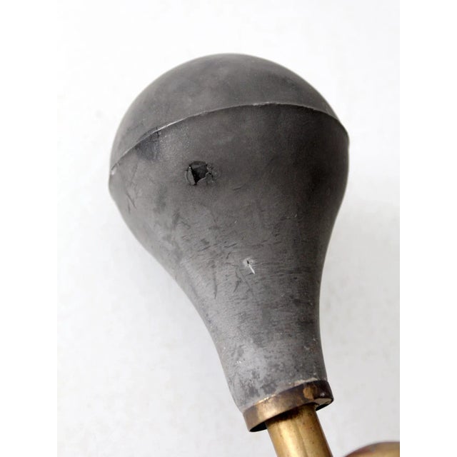 Antique Brass Car Horn For Sale - Image 10 of 11