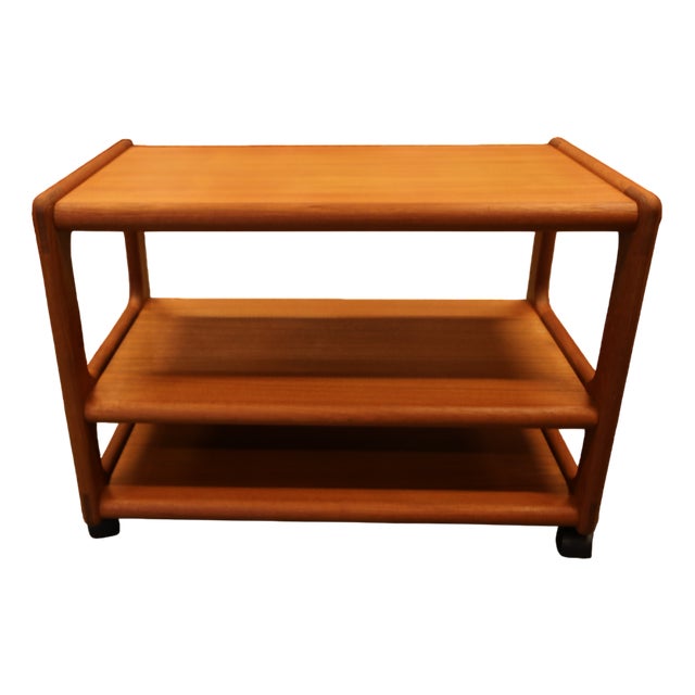 Danish Teak Bar Cart, 1960s For Sale