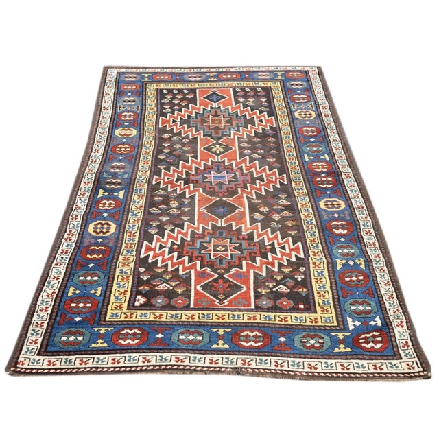 Antique Kharabagh Rug 3'6'' x 6'10'' For Sale - Image 12 of 12