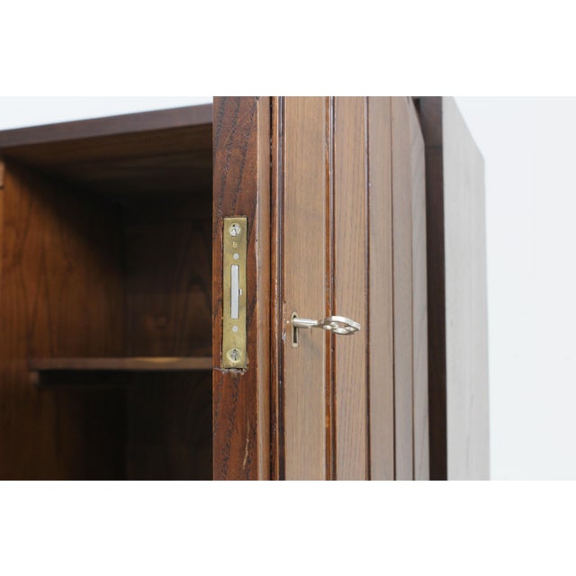 Spanish Brutalist Sideboard in Wood, 1960s For Sale - Image 6 of 13