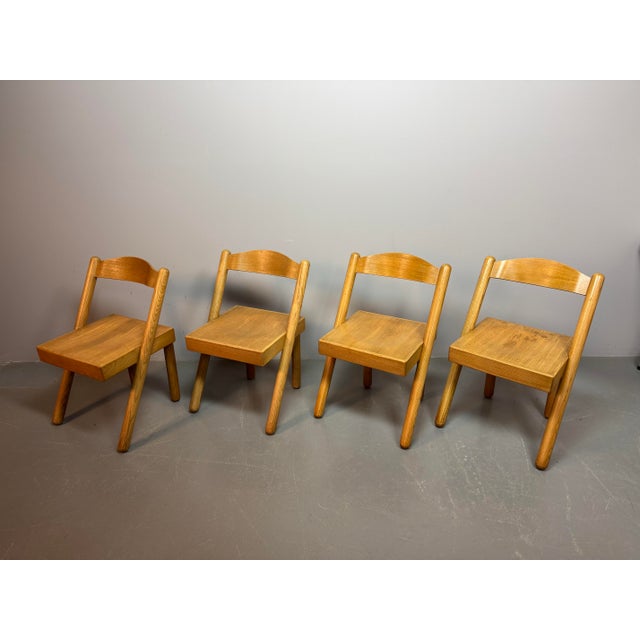 Wood Mid-Century Brutalist Dining Chairs by Pamio & Toso for Stilwood, Italy, 1972, Set of 4 For Sale - Image 7 of 8