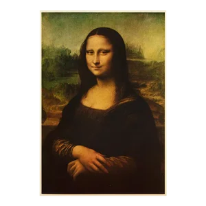 1953 After Leonardo Da Vinci "Mona Lisa", Vintage Full-Color Print