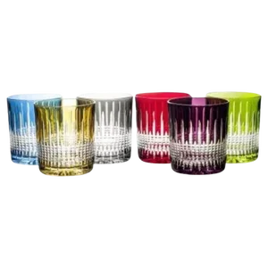 320 ml Crystal Whiskey Lowball Glasses by Huta Julia, Set of 6