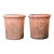 English Pair of Large 20th Century Terracotta Planters For Sale