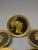 French Neoclassical Gilt Bronze Warrior Medallion Tiebacks A fine set of 5 French Neoclassical gilt bronze curtain...