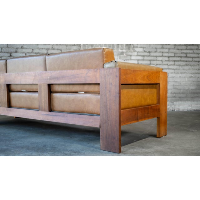 Vintage Tobia Scarpa for Knoll 'Bastiano' Style Sofa For Sale - Image 17 of 18