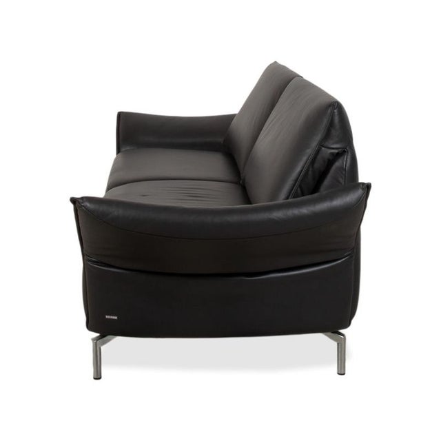 Vanda 2-Seater Sofa in Anthracite Leather from Koinor For Sale - Image 10 of 13