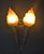 Victorian Gothic Twin Torchère Wall Light with Opaline Flame Shades, 1850s For Sale - Image 10 of 18