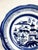 Ceramic Antique Chinese Export Blue Willow Canton Dish For Sale - Image 7 of 11