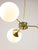 Goldenrod Mid-Century Modern Italian Pendant Light in Brass and Opaline Glass, 1960s For Sale - Image 8 of 17