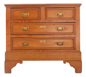 Vintage Wooden Chest of Drawers, 20th Century